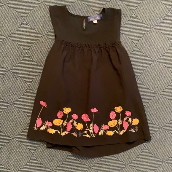 Francesca’s Blue Rain Black and Floral Blouse - Picture 5 of 5